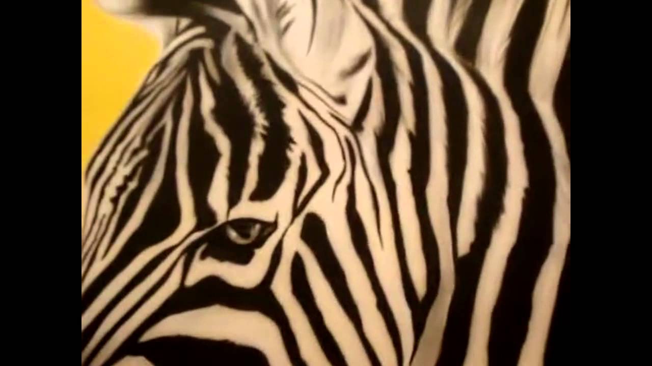 A Zebra in Living Room