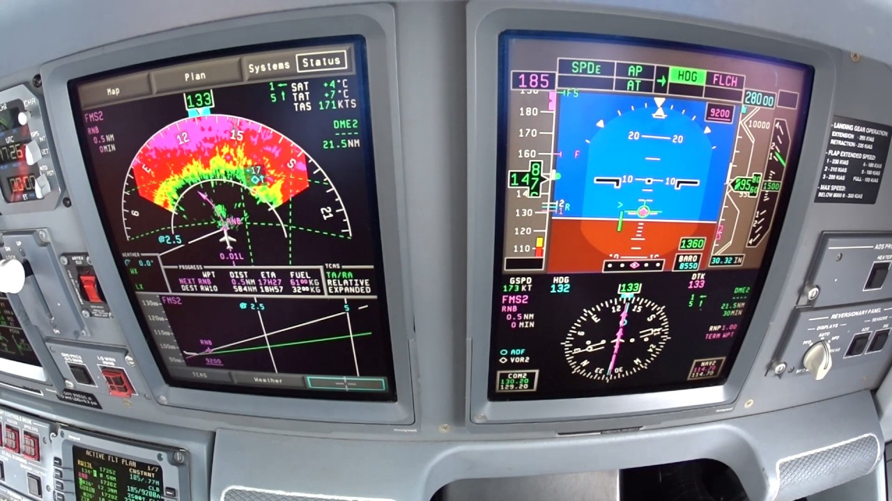 BOGOTA TAKE OFF INSTRUMENT VIEW E190