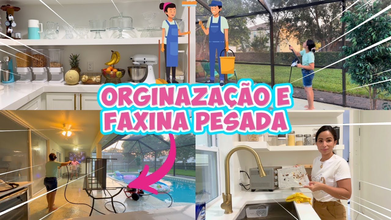ORGANIZA&Ccedil;&Atilde;O DE CASA + FIZ UMA FAXINA PESADA!