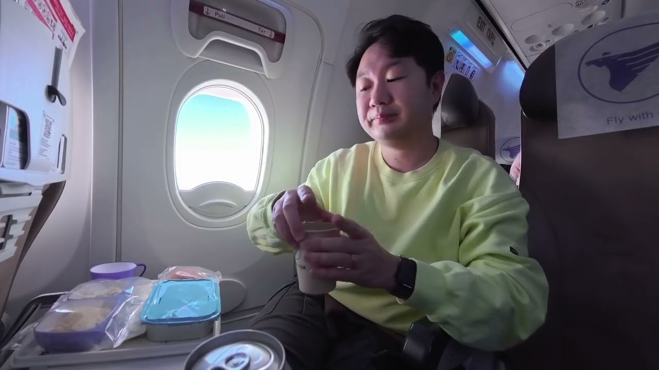 MIAT 몽골항공 🇲🇳 기내식 먹방