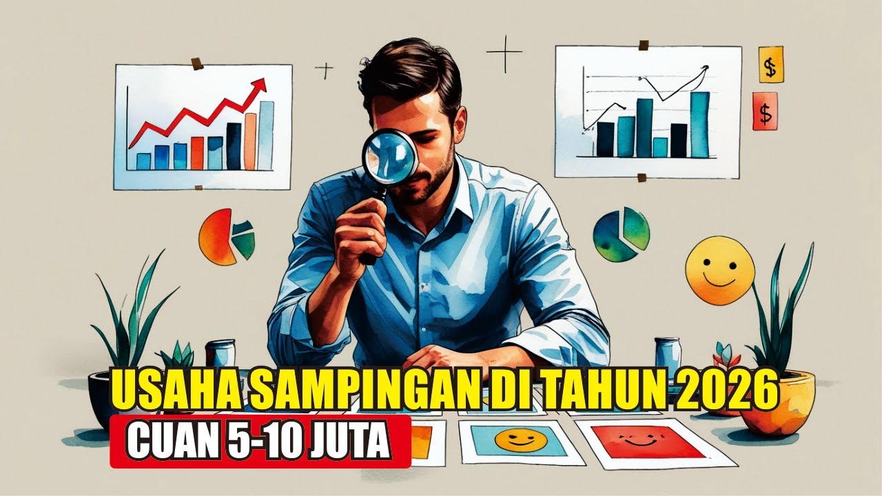 Usaha Sampingan 2026: 5–10 Juta Tambahan Tanpa Keluar Rumah