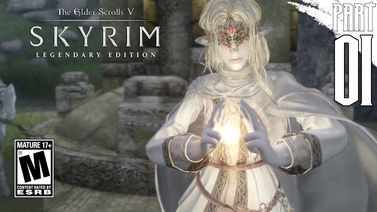 【SKYRIM 200+ MODS】 Snow Elf Gameplay Walkthrough Part 1 [PC - HD]