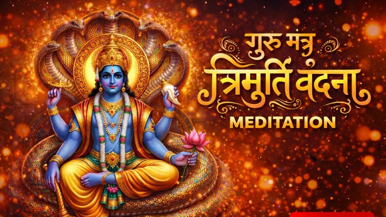 गुरु मंत्र (त्रिमूर्ति वंदना) I VISHNU I GURU MANTRA