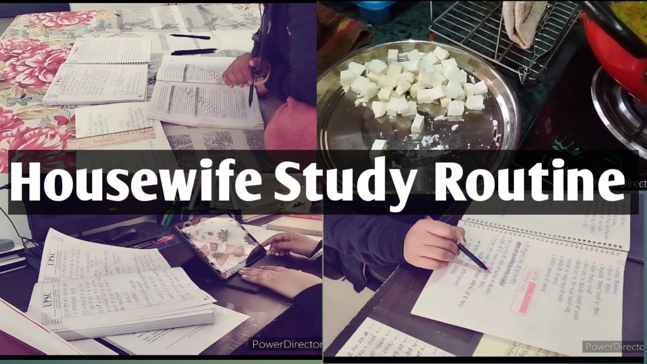 Housewife Study Routine 📚Upsc study time table📚Ias pcs study vlog@Radhika'sStudy