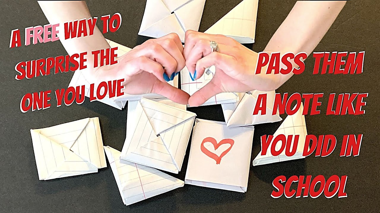Pass Notes in School!?! - How to Fold Paper