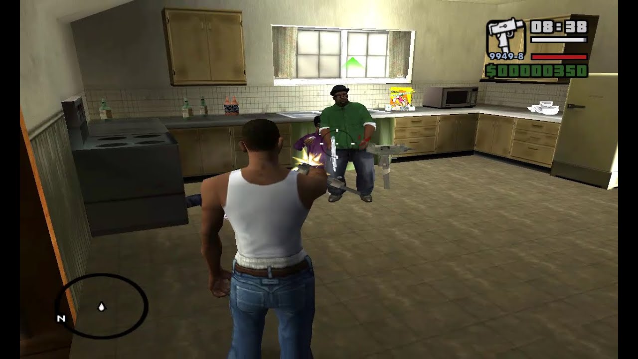 Killing Big Smoke at the beginning of the game | GTA SAN Andreas / 4K