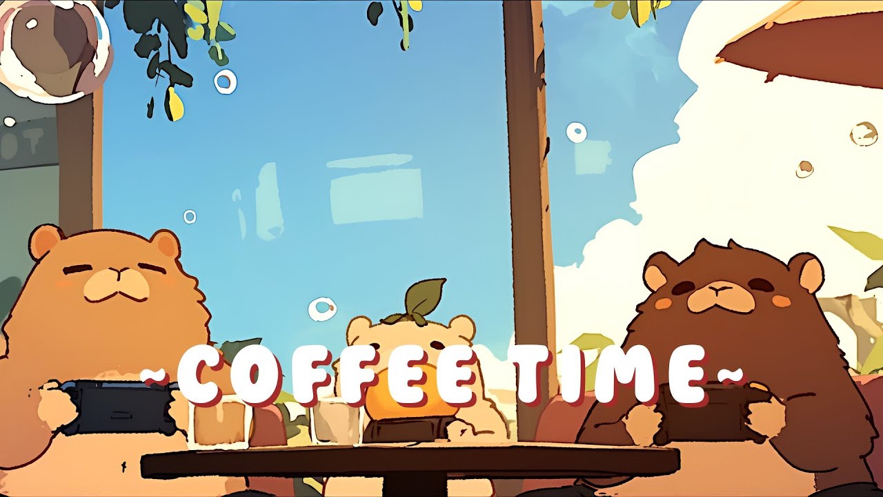 [Long Session] Capybara Lofi Music Station - Peaceful Beats for Studying & Relaxing ~ Dreamy Vibe...