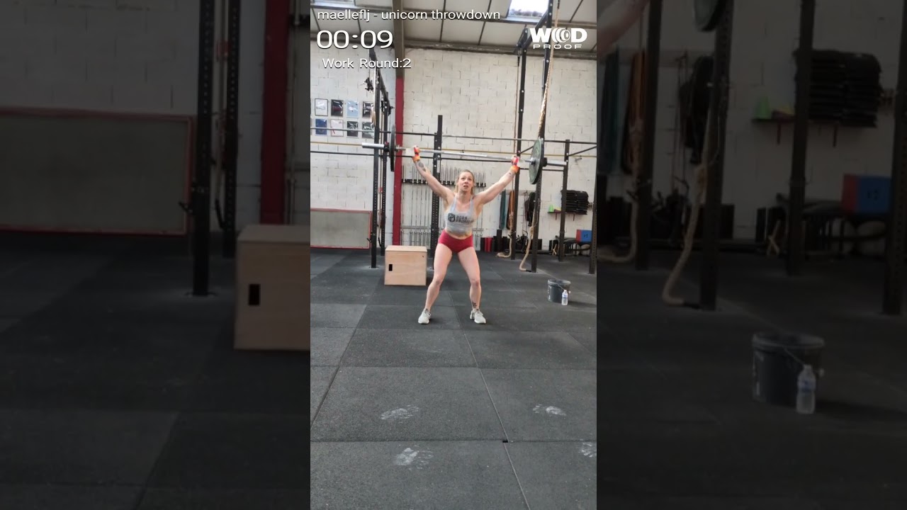 Unicorn throwdown - crossfit strong bear - WOD 1