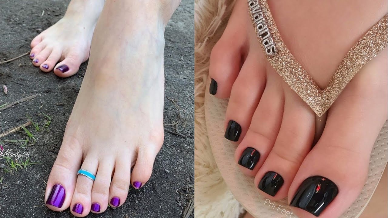 Ravishing stunning toe nail polish design ideas for women to shine in 2023