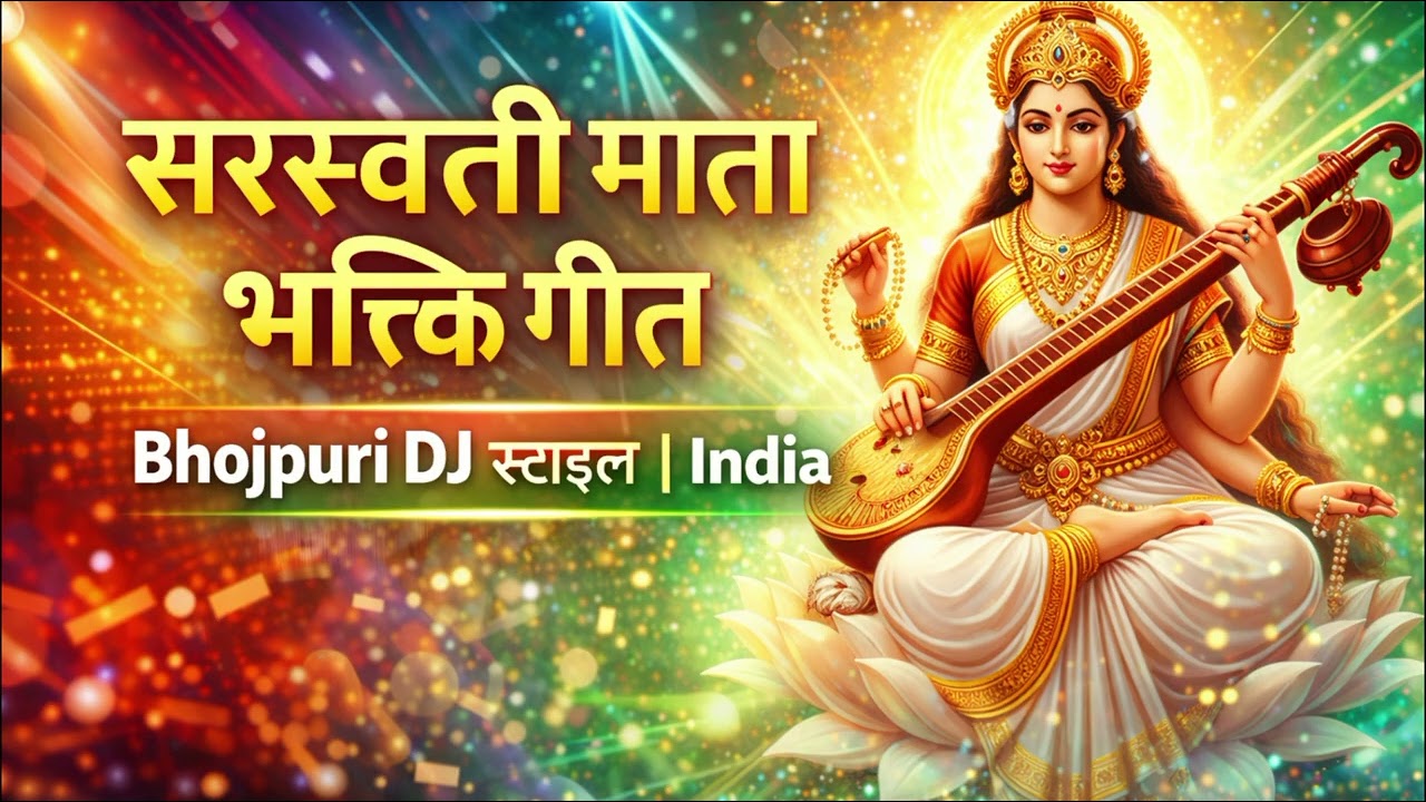 सरस्वती माता भक्ति गीत | Bhojpuri DJ स्टाइल भारत