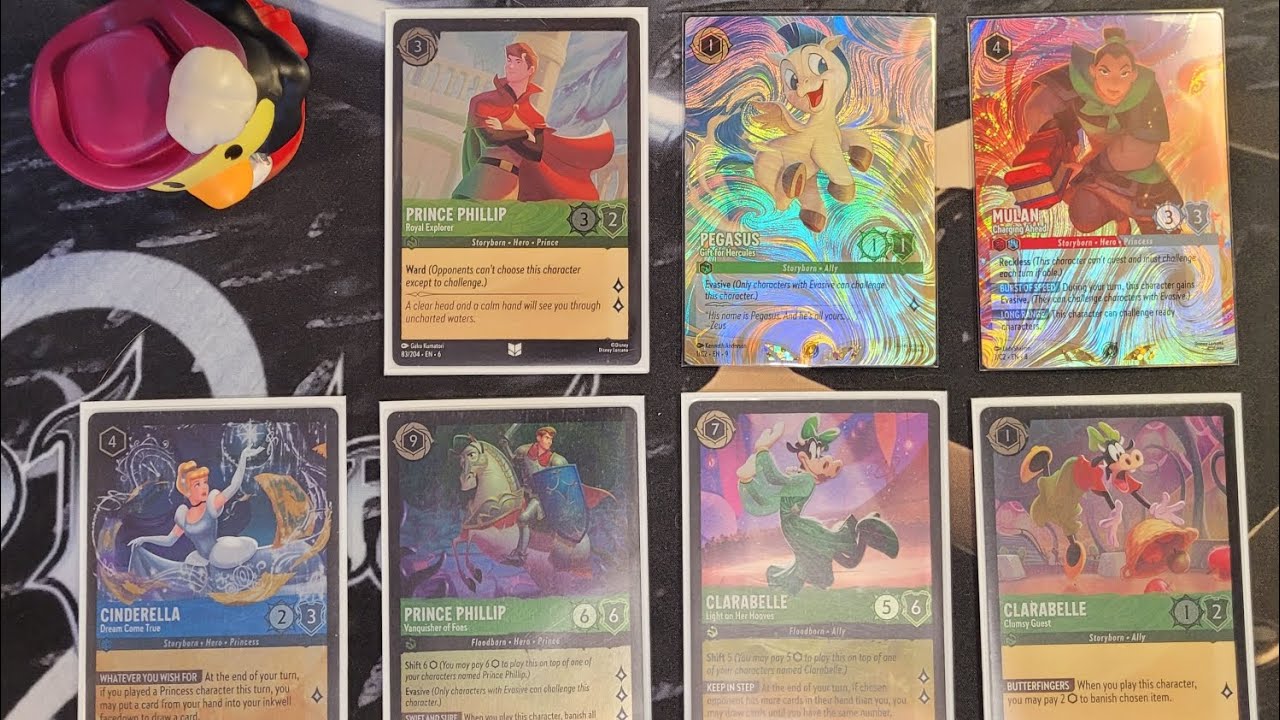 Disney lorcana deck profile: Baja Damaged Cows Fully foiled up build