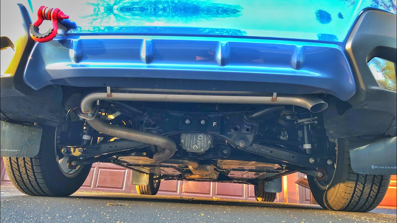 Subaru XV Crosstrek nameless muffler delete install