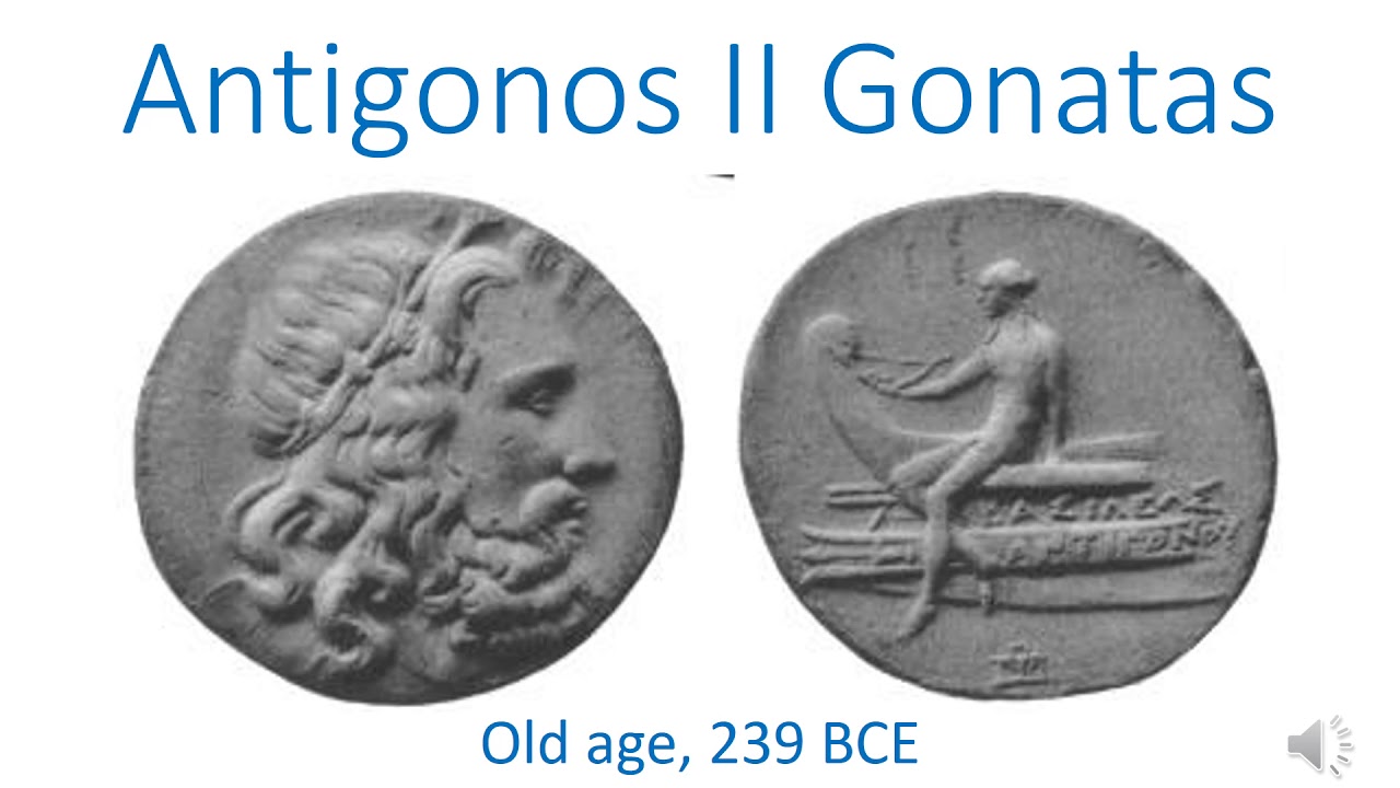 Antigonos II Gonatas, old age in 239 BCE