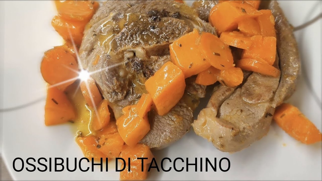 OSSIBUCHI DI TACCHINO IN PADELLA  👍🏼👍🏼👍🏼🥩🥩🥩🥘