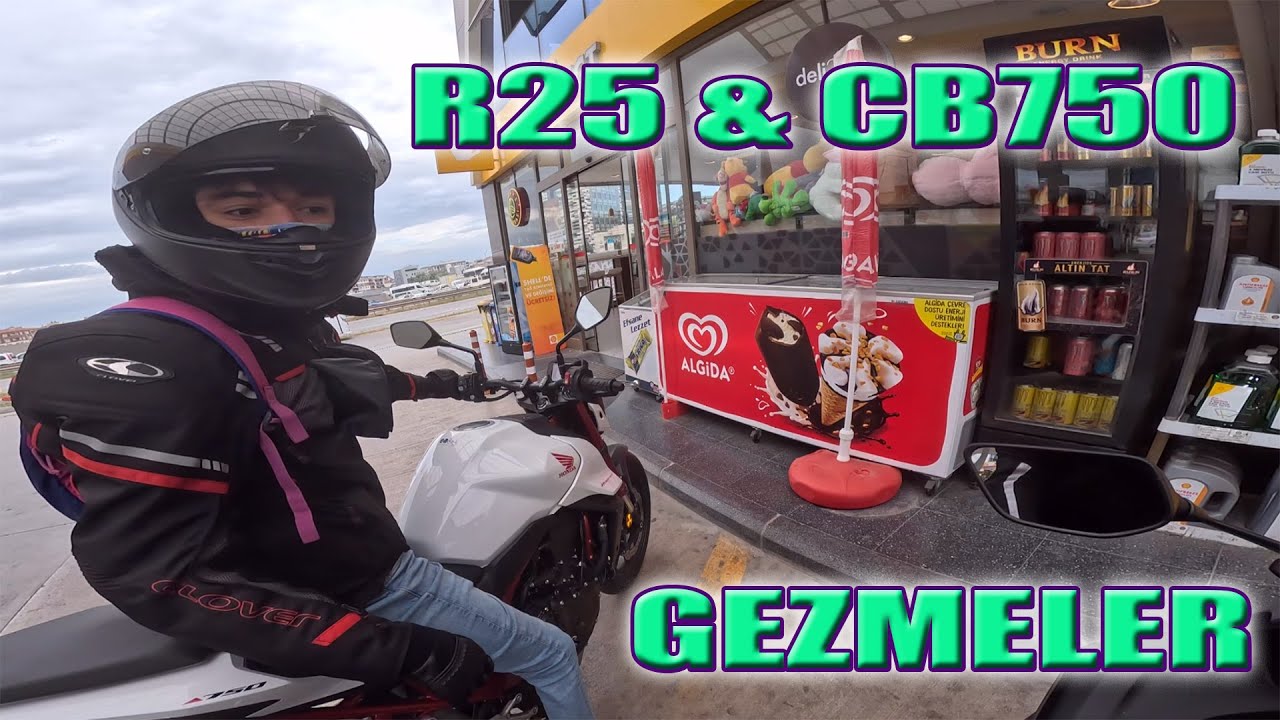 Honda CB750 Hornet | Yamaha R25 | Gezi | Motovlog