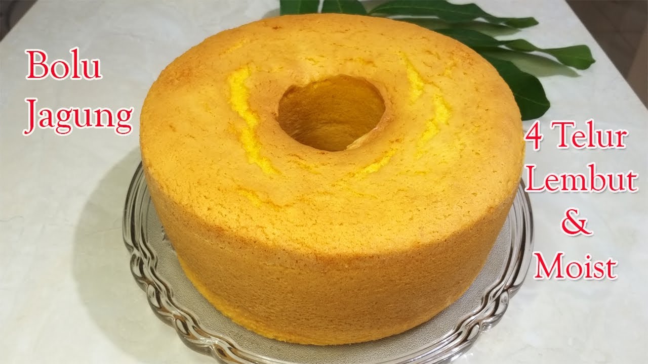 Resep Bolu Jagung Panggang 4 Telur