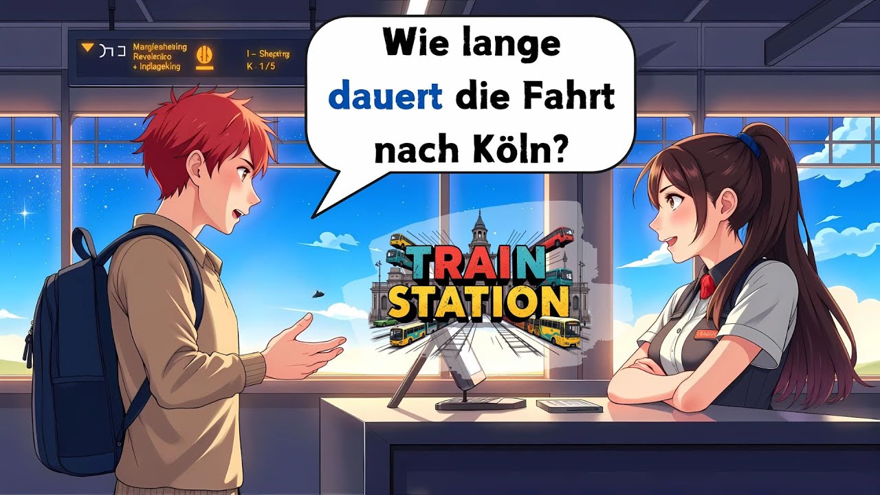 🗣️ German Q&A Phrases: Master Train Station Conversations in Minutes! 🚆