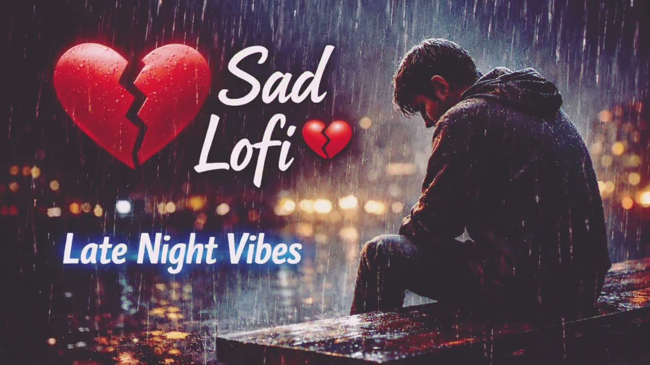 Raat Bhar Yaadein 💔 | Sad Hindi Lofi Song | Alone Night Vibes | Lofi Beats #lofisong 