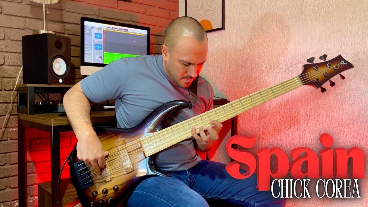CHICK COREA - SPAIN (JANDREX BASS COVER & SOLO)