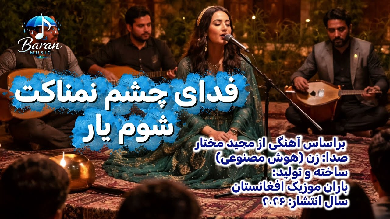 فدای چشم نمناکت شوم یار|بازخوانی|AI| Fadā-ye Cheshm-e Namnākat Shavam Yār | Cover | AI