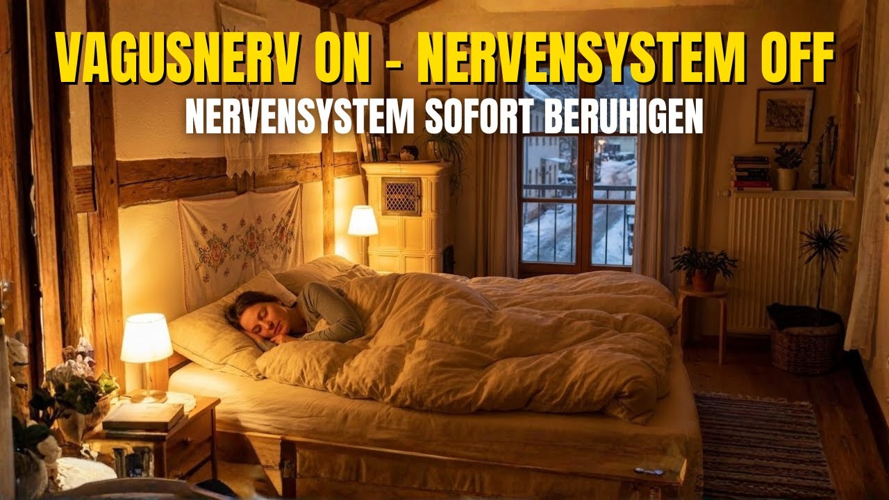 Vagusnerv & Nervensystem Reset: Sofort tief schlafen & Heilung (Hypnose)