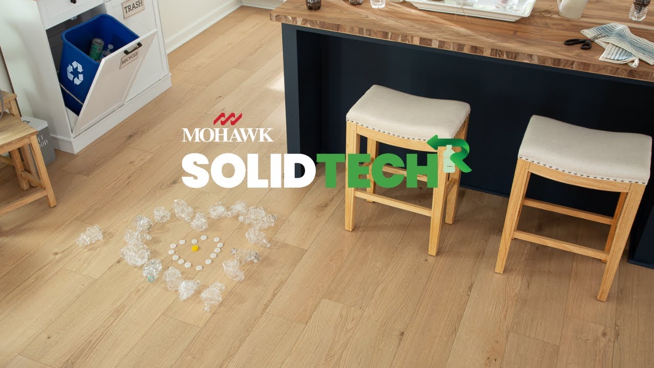 Eco-Friendly Resilient Flooring Made with Recycled Plastic | SolidTech R
