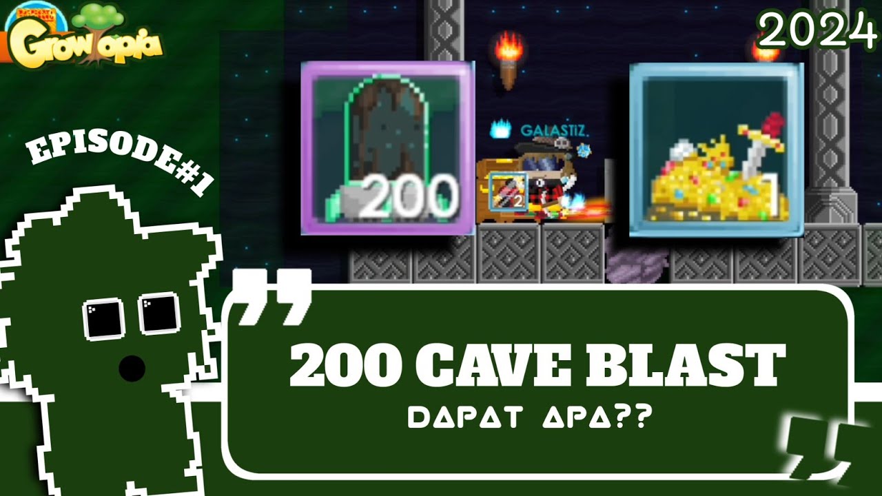 200 Cave Blast Dapat Apa? ini Gacha yang Ga bikin Rungkad (Episode 1) Growtopia Indonesia