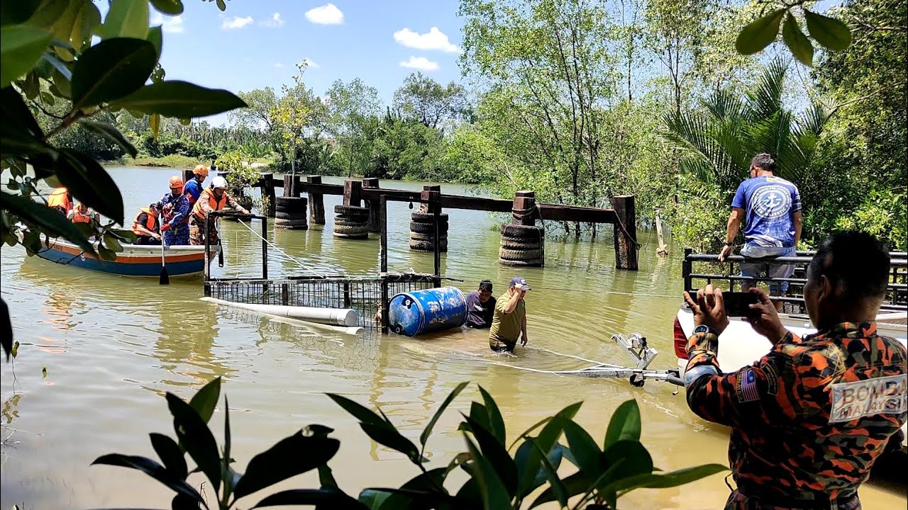 Akhirnya,Masuk Perangkap Juga.Buaya Besar Sungai Nyelong Sarikei