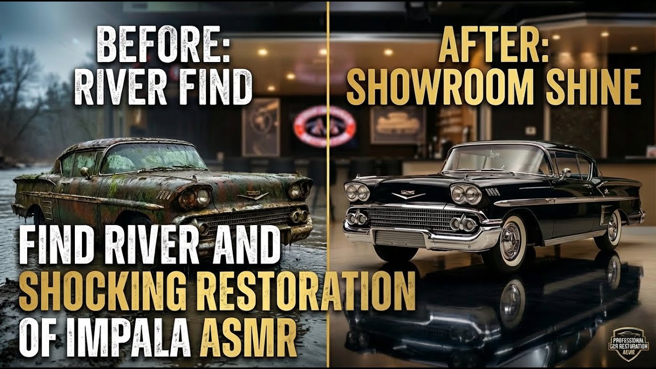 Restoring a Forgotten Legend – Impala ASMR Restoration | Abandoned 1958 Chevrolet Impala Reborn