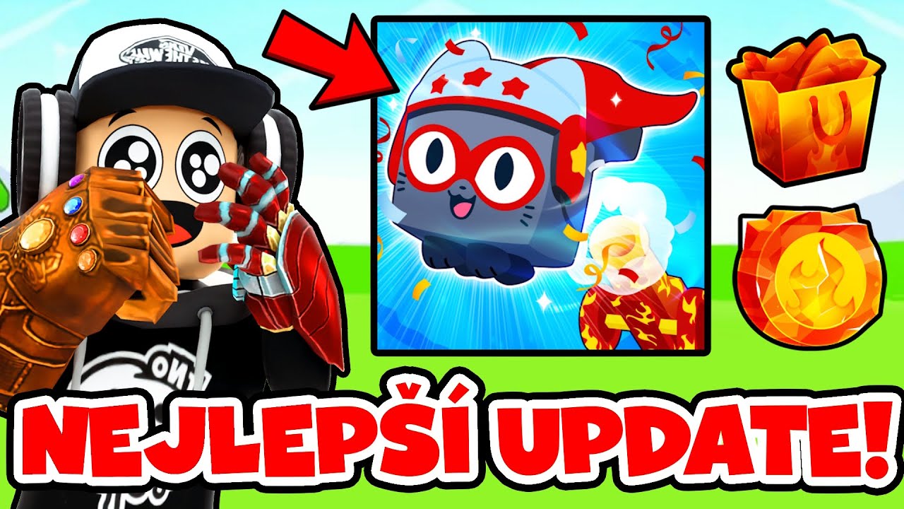 MEGA UPDATE NA ZÍSKÁNÍ GEMŮ 🥳 Cannon Tycoon! 😋 Pet Simulator 99!