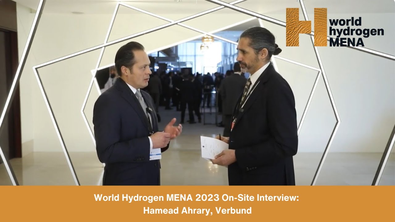 Interview with Hamead Ahrary,Verbund, at World Hydrogen MENA 2023