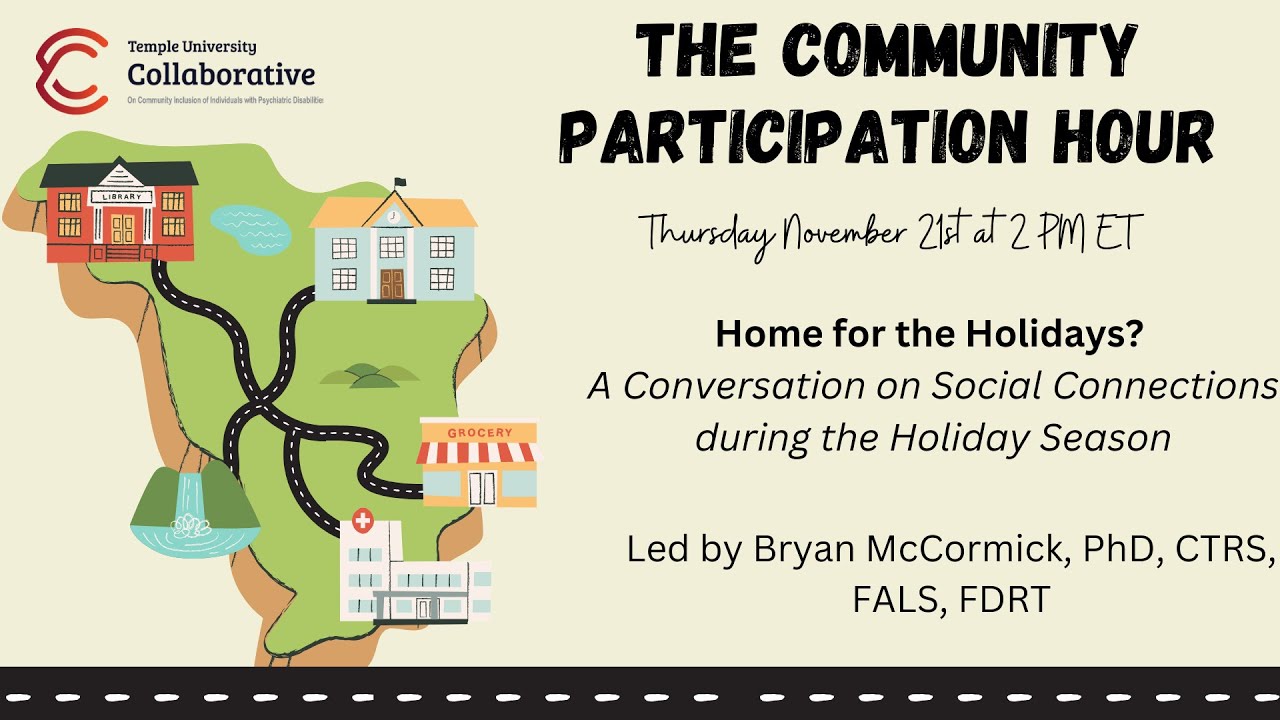 Home for the Holidays? A Conversation on Social Connections during the Holiday Season