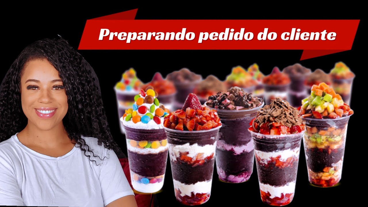 COMO MONTAR AÇAÍ NO COPO PARA O CLIENTE