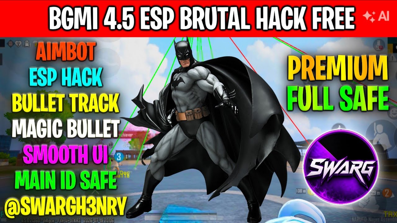 BGMI HACK 4.5 | BGMI 4.5 MOD APK | BGMI ESP HACK | BGMI NEW HACK TODAY | HOW TO HACK BGMI HACK