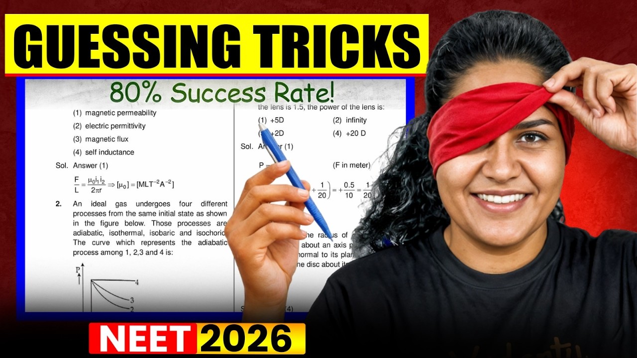 NEET 2026 Guessing Tricks 😱 | 80% Accuracy? Try This!