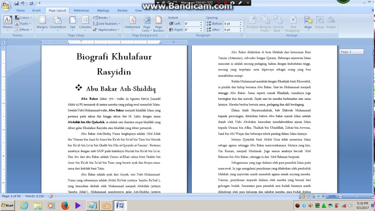cara buat buku bolak balik di ms word dengan mudah
