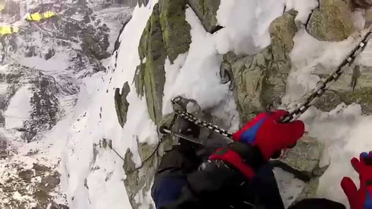 Exiting hike to Mount Rysy, Poland