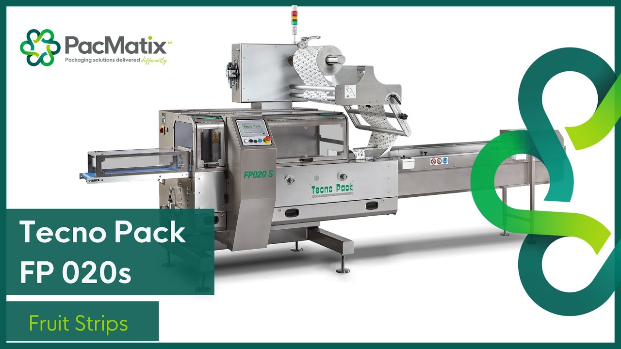 Pacmatix Pty Ltd - Tecno Pack FP 020s Flow Wrapper - Fruit Strips @ 120ppm