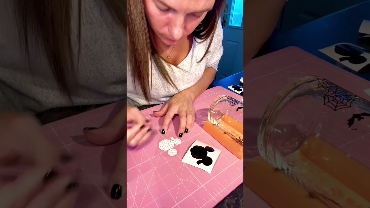 Cricut hack! How to Reverse weed!  #cricuthack #reverseweeding #cricuttipsandtricks #vinyllayering