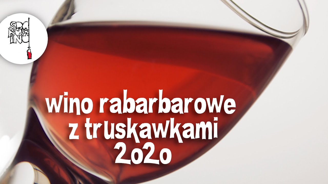 SPOKOWINO | Wino rabarbarowo - truskawkowe 2020