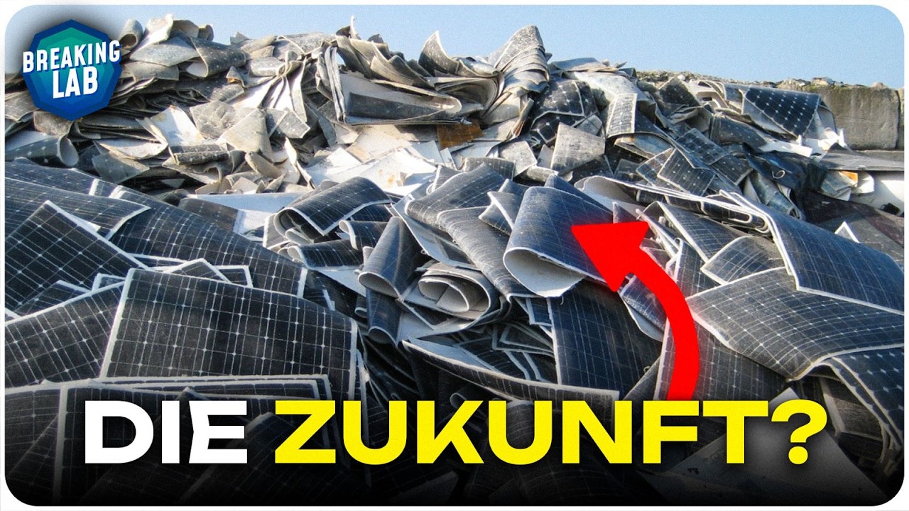 Wohin mit 1 Million Tonnen Photovoltaik-Schrott?
