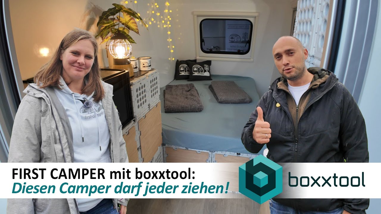 boxxtool® - Mit FIRST CAMPER bauen wir den 750 kg Wohnwagen!