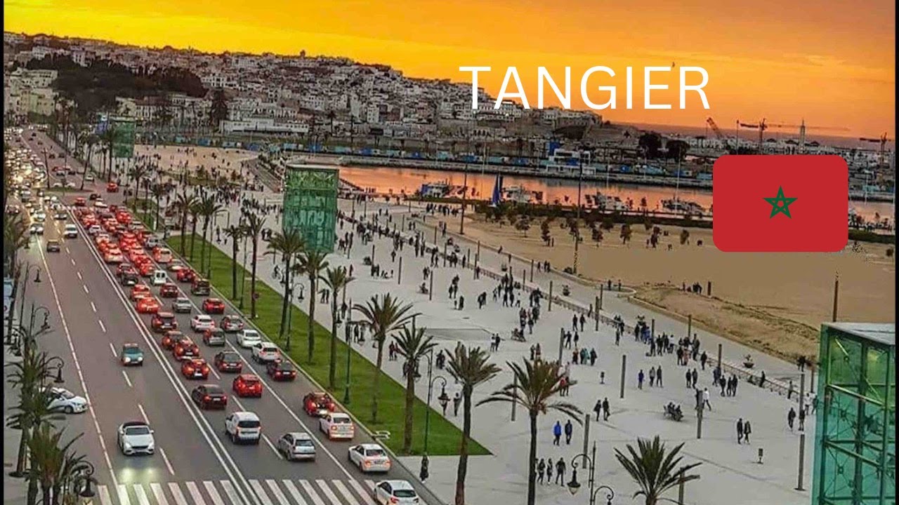 TANGIER AT NIGHT  🇲🇦 طنجة في الليل المغرب