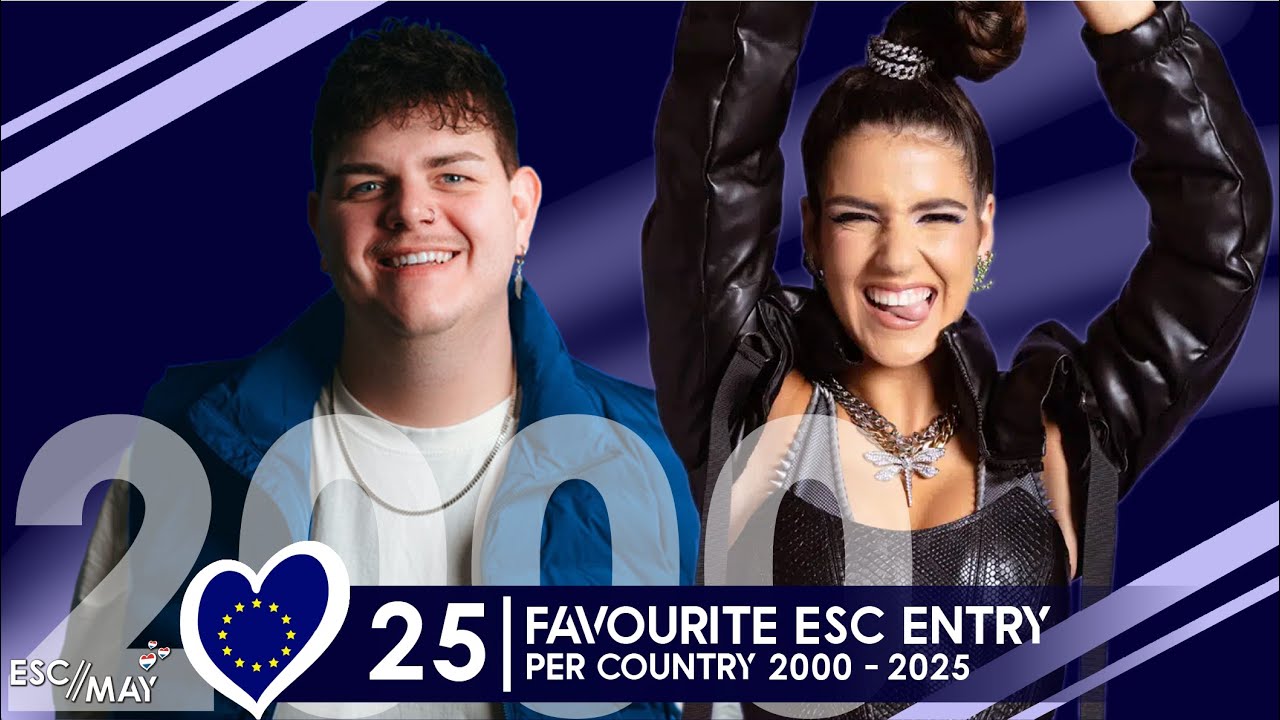 Favourite Eurovision entry per country | 2000 - 2025
