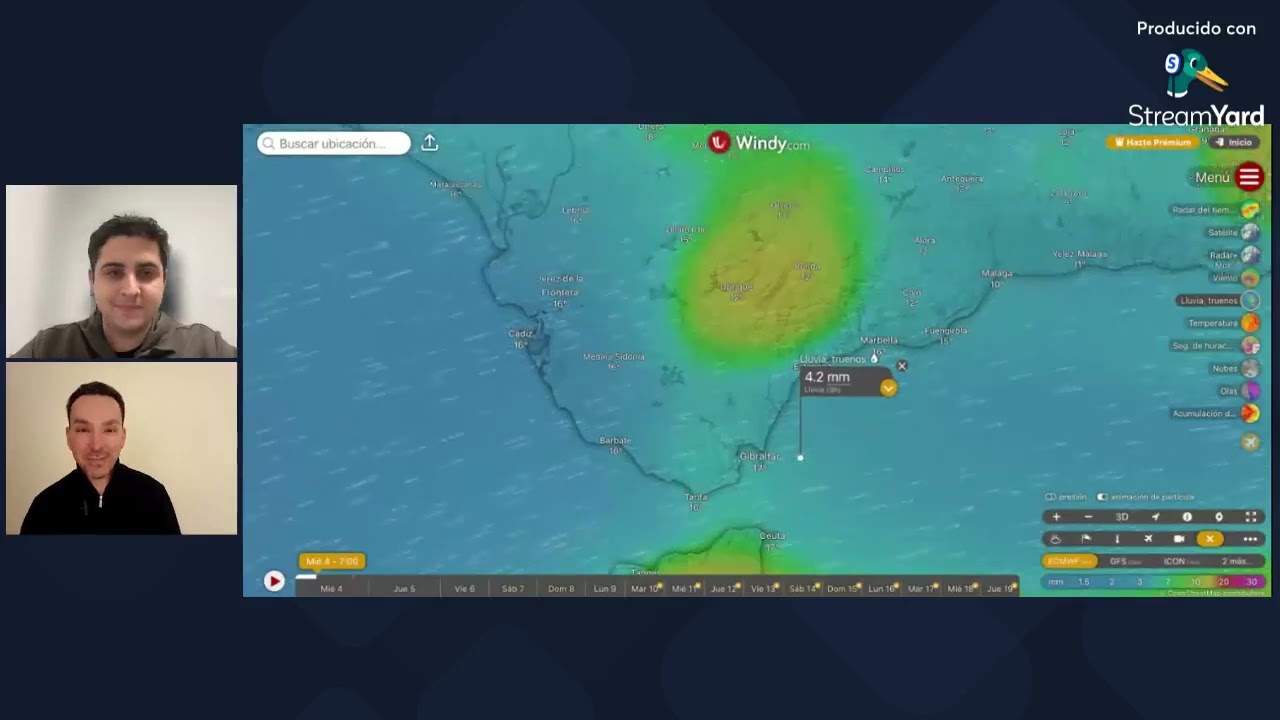 ¿Qué se espera en las próximas horas en cuanto a lo meteorológico?