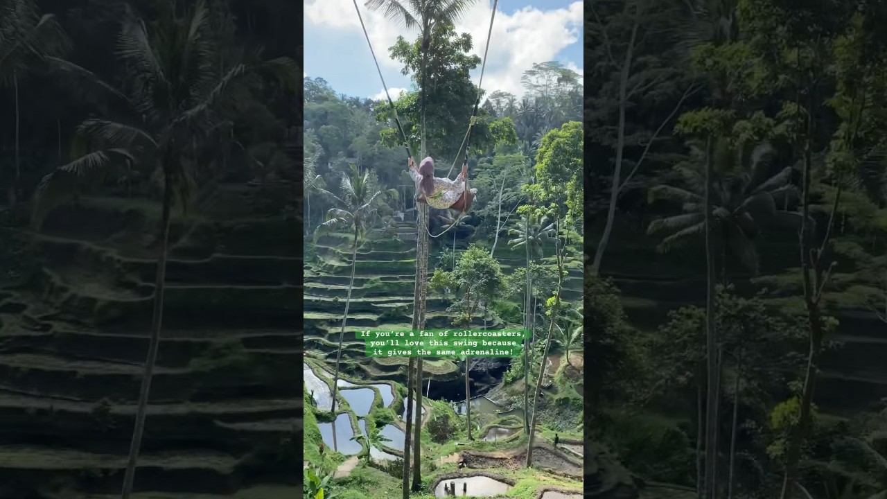 Muslim halal travel Bali Giant Swing #muslimtravel #bali