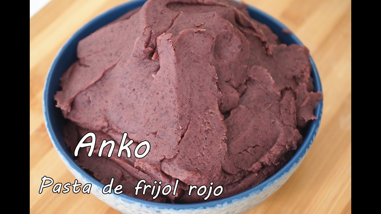 Pasta de frijol rojo dulce /Como hacer Anko/relleno dulce de pan