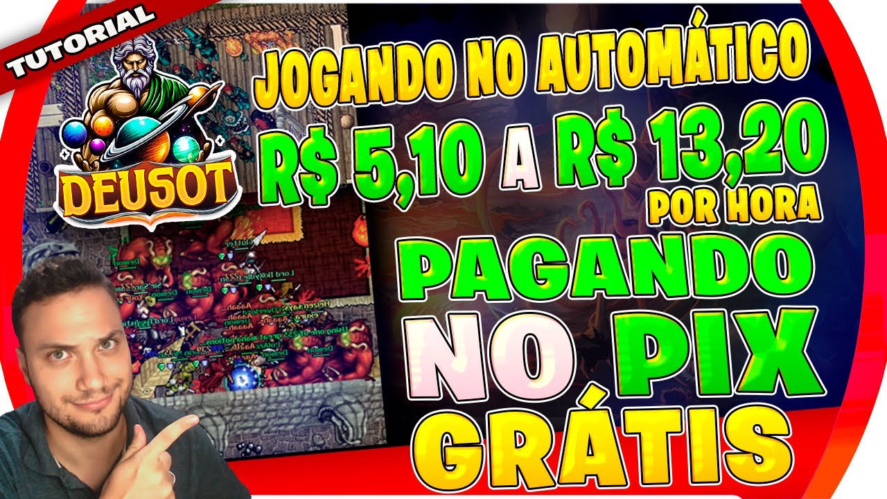 Tibia   Como Ganhar R$ 5,10 a 13,20 Por HORA no PIX Gratis