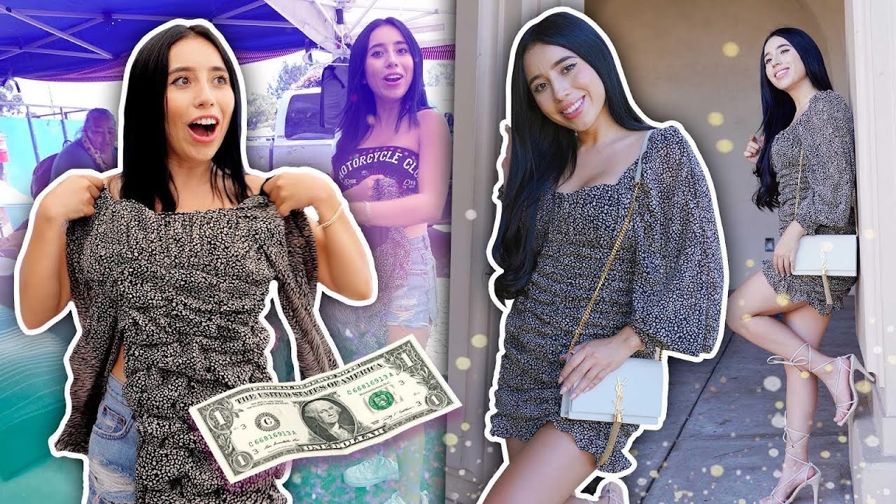 OUTFITS CHIDOS en el TIANGUIS - Me gaste 1 DÓLAR