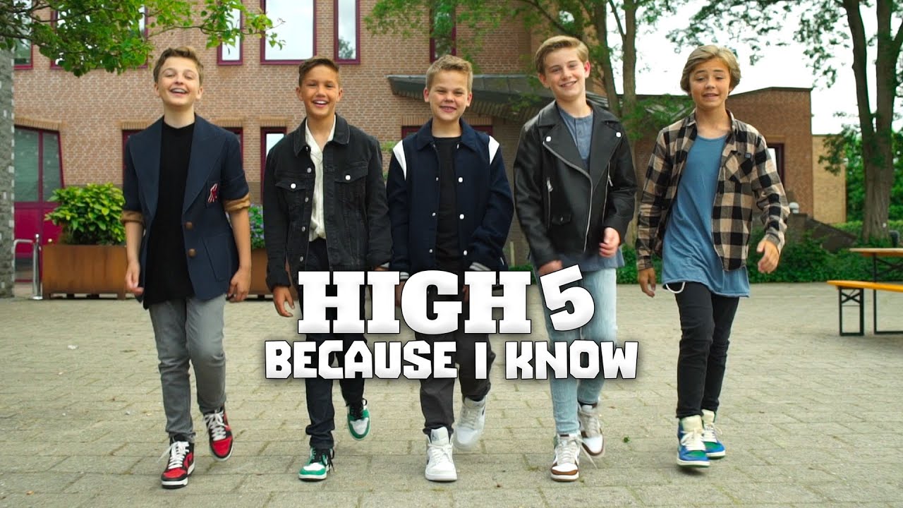 HIGH5 - BECAUSE I KNOW [OFFICIAL MUSIC VIDEO] ✋ | JUNIOR SONGFESTIVAL 2022 🇳🇱